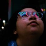 Blink-powered glasses